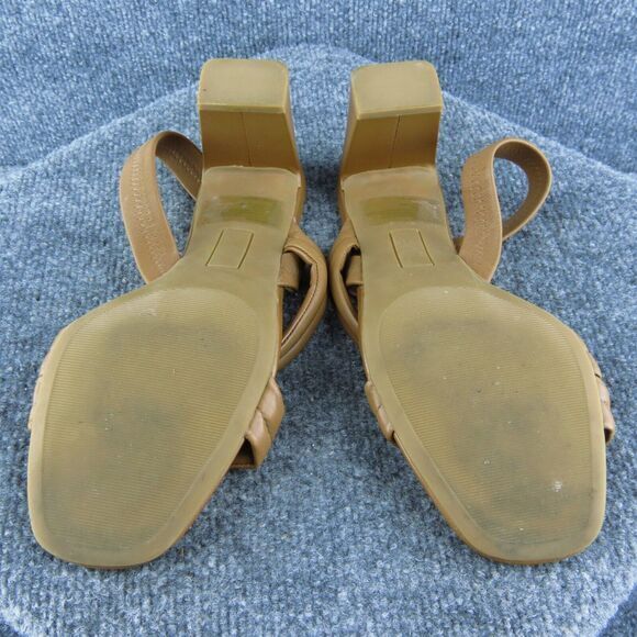 Caslon Lenynn Women Slide Sandal Shoes Brown Leather Size 8.5‎ Medium - Picture 9 of 9